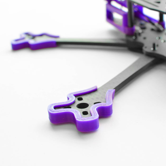 KiwiQuads 3D 3D Printed Source One V4 Arm Guards (4 pcs), product image from Kiwiquads