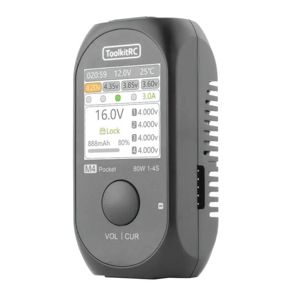 ToolKitRC M4 Pocket 1-4S 80W DC Portable Charger