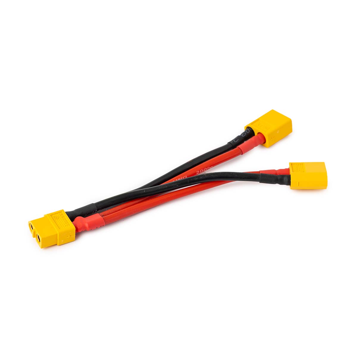 Amass XT60 Parallel Adapter Cable 10cm Connector, product image from Kiwiquads