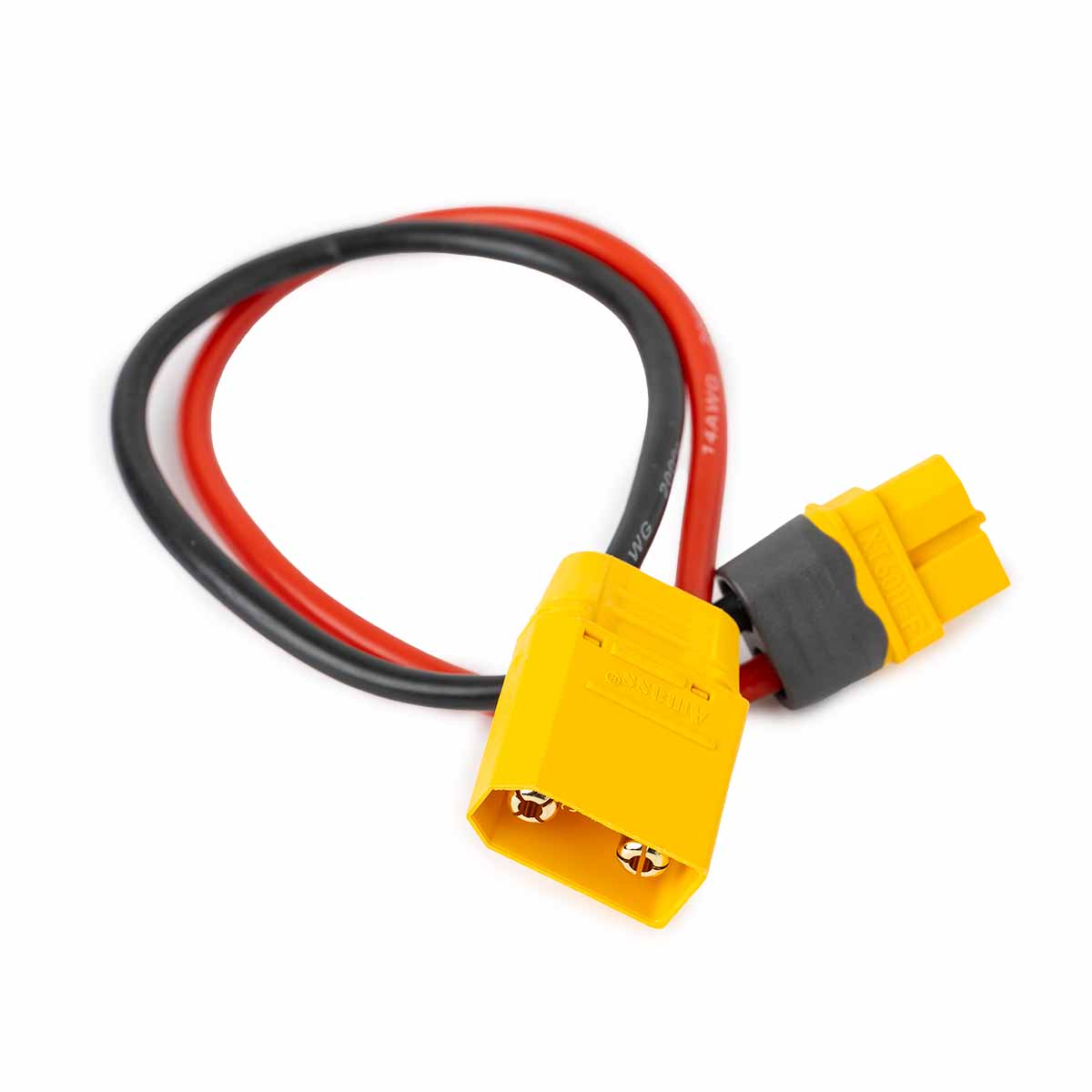 Amass Charging Cable XT60 Female Plug to XT90 Male Plug 20cm, product image from Kiwiquads
