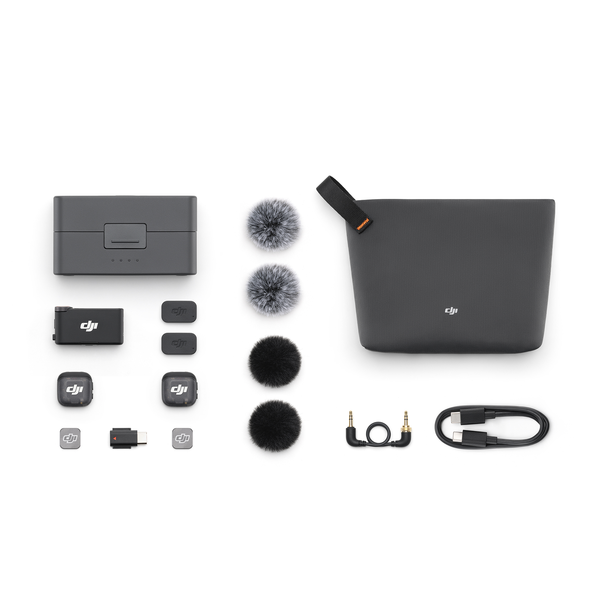 DJI Mic 3 (2 TX + 1 RX + Charging Case), product image from Kiwiquads
