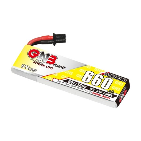 GNB Battery 3.8V 90C 660mAh 1S A30 Cabled LiPo Battery - 2