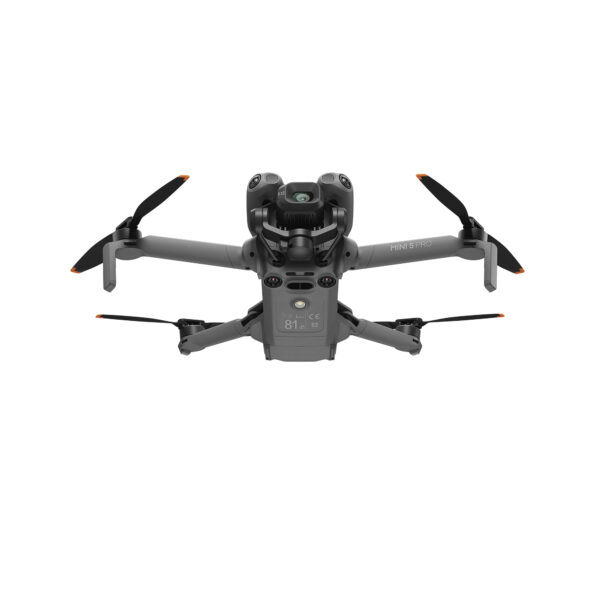 DJI Mini 5 PRO- unfolded, front view, 45° low-angel
