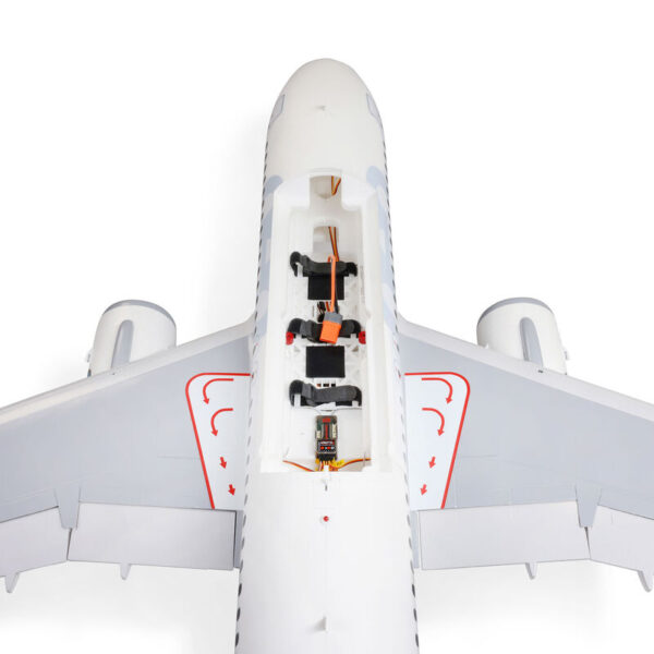 Eflite Airbus A320neo 1.5m Airliner Twin 64mm EDF BNF Basic with AS3X+ and SAFE Select - Image 3