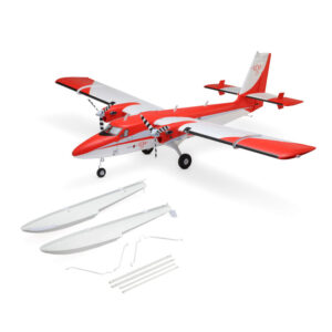 Eflite DHC-6 Twin Otter 1.4m BNF Basic with AS3X+ and SAFE Select With Floats - 1