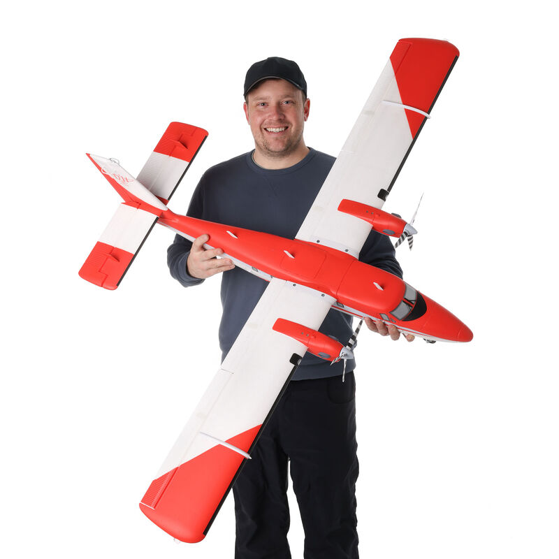 Eflite DHC-6 Twin Otter 1.4m BNF Basic with AS3X+ and SAFE Select With Floats - 2