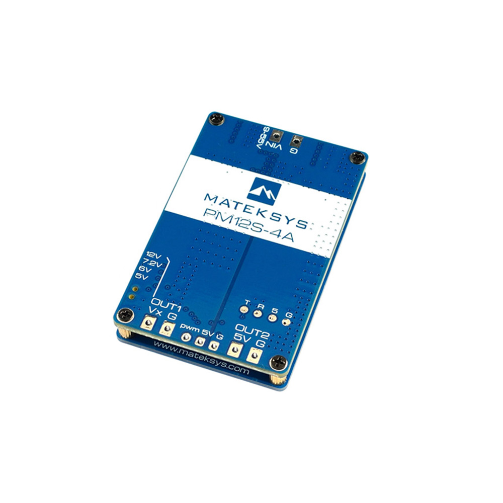 Mateksys Power Module PM12S-4A, product image from Kiwiquads