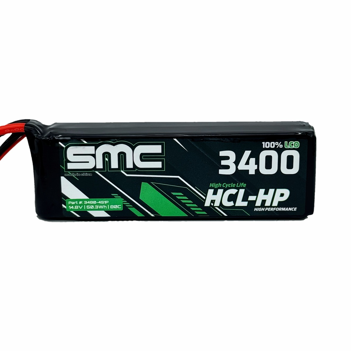 SMC Battery 22.2V 3400mAh 80C 6S HCL-HP Flight Pack, product image from Kiwiquads
