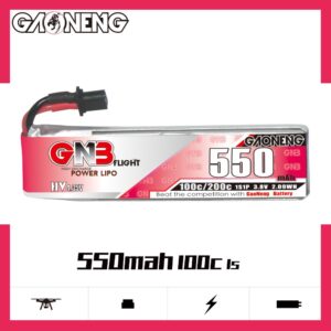 GNB Battery 3.8V 100C 550mAh 1S A30 Cable - 1