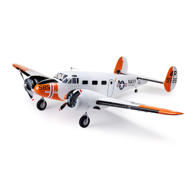 Eflite Beechcraft D18/RC-45J 1.5m BNF Basic with AS3X+ and SAFE Select, product image from Kiwiquads