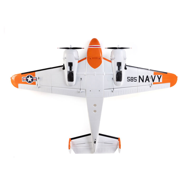 Eflite Beechcraft D18RC-45J 1.5m BNF Basic with AS3X+ and SAFE Select - 5
