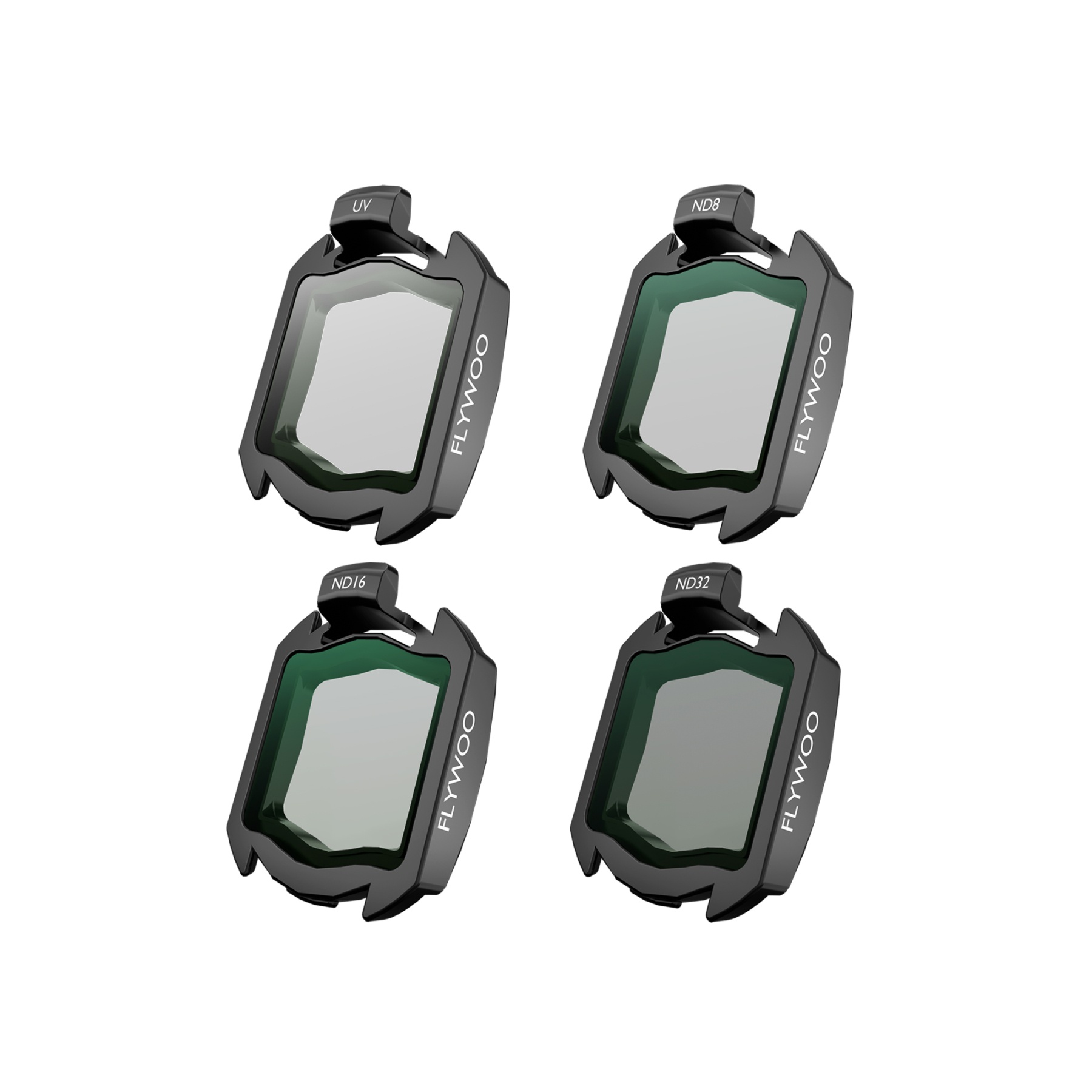 Flywoo O4 Wide ND Filters Set (UV/ND8/16/32), product image from Kiwiquads
