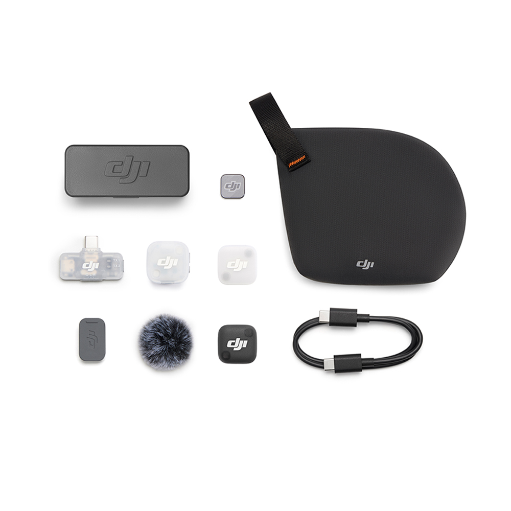 DJI Mic Mini 2 (1 TX + 1 Mobile RX + Charging Case), product image from Kiwiquads
