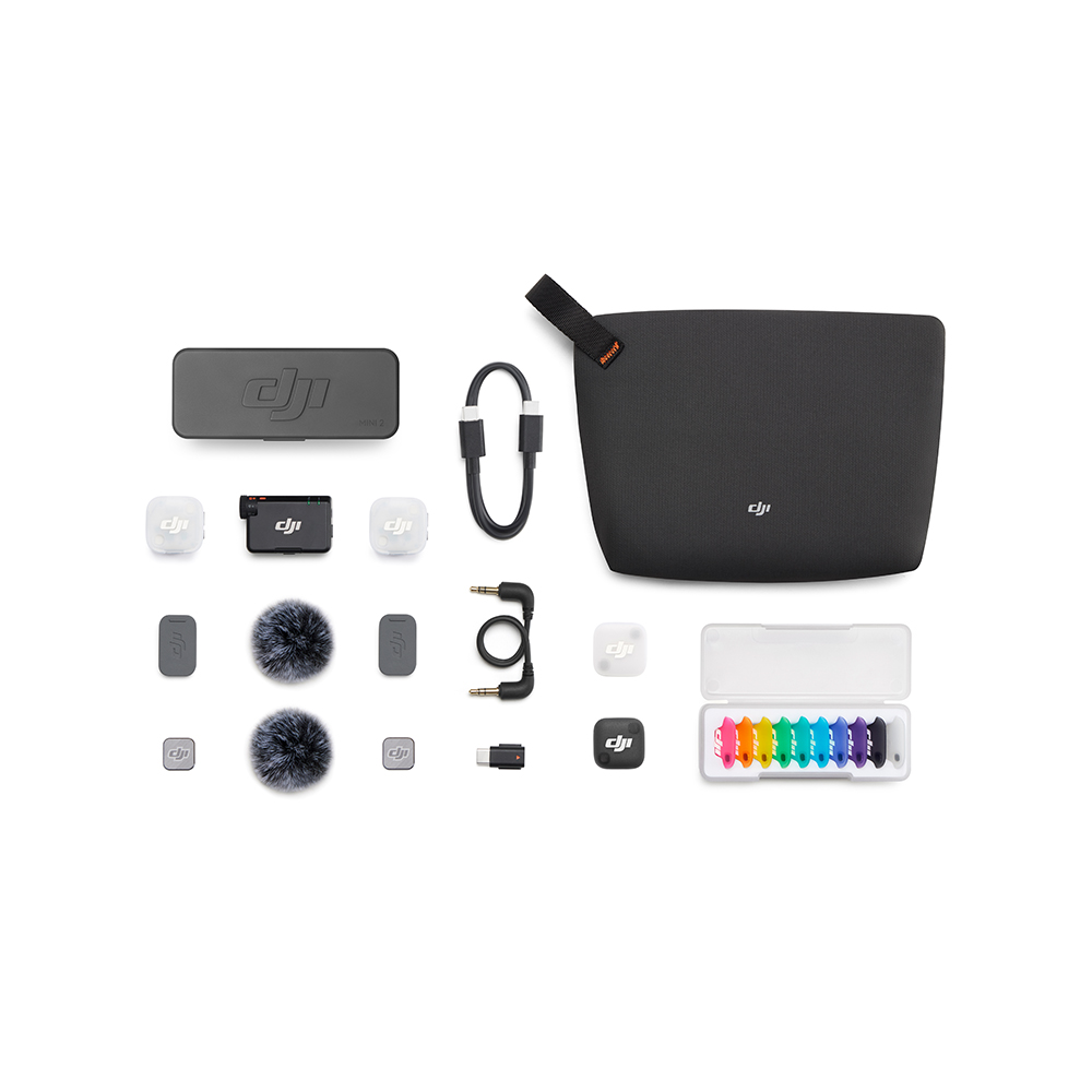 DJI Mic Mini (2 TX + 1 RX + Charging Case), product image from Kiwiquads
