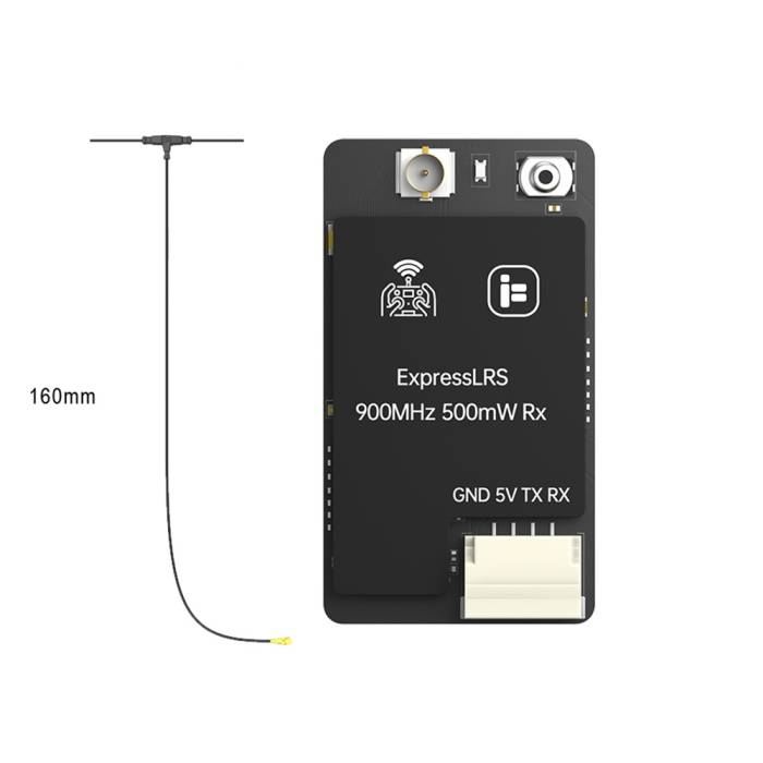iFlight ExpressLRS ELRS Dualband Receiver ELRS 500mW Dualband RX+160mm Antenna - 5