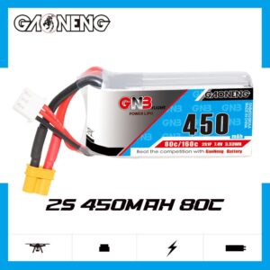 GNB Battery 7.4V 80C 450mAh 2S - 1