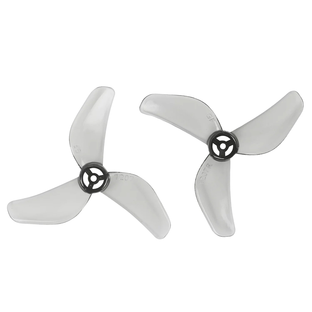 Gemfan 31mm 1207 PC 3 Blade (3 Colours) - Clear Grey