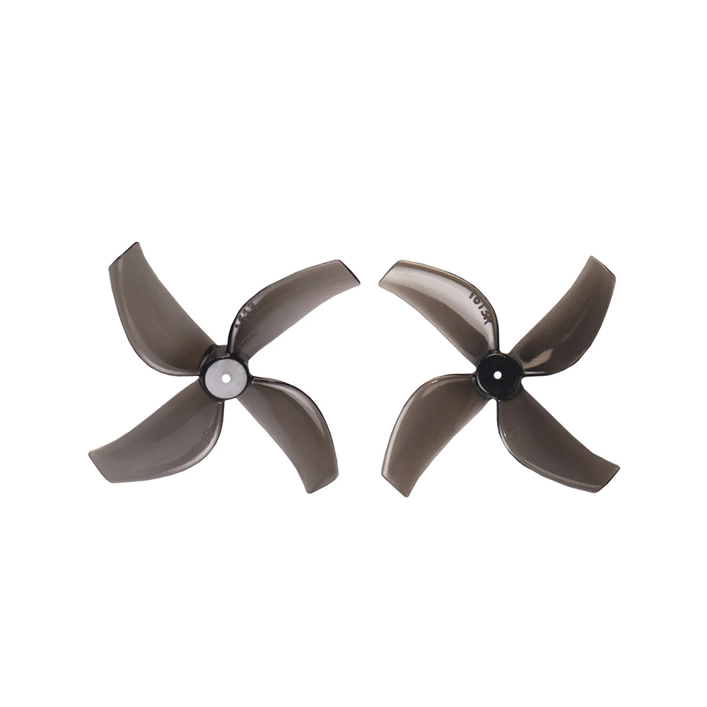 Gemfan 40mm 1613 PC 4 Blade 1mm - Clear Black - 2