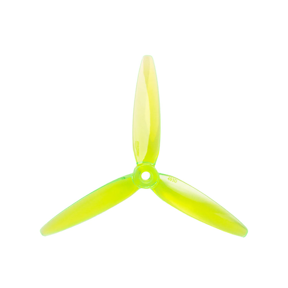 Gemfan 493D 3D PC 3 Blade – Radioactive Green, product image from Kiwiquads
