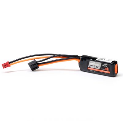 Spektrum 7.4V 160mAh 2S 30C LiPo Battery: PH2.0 SCX30, product image from Kiwiquads
