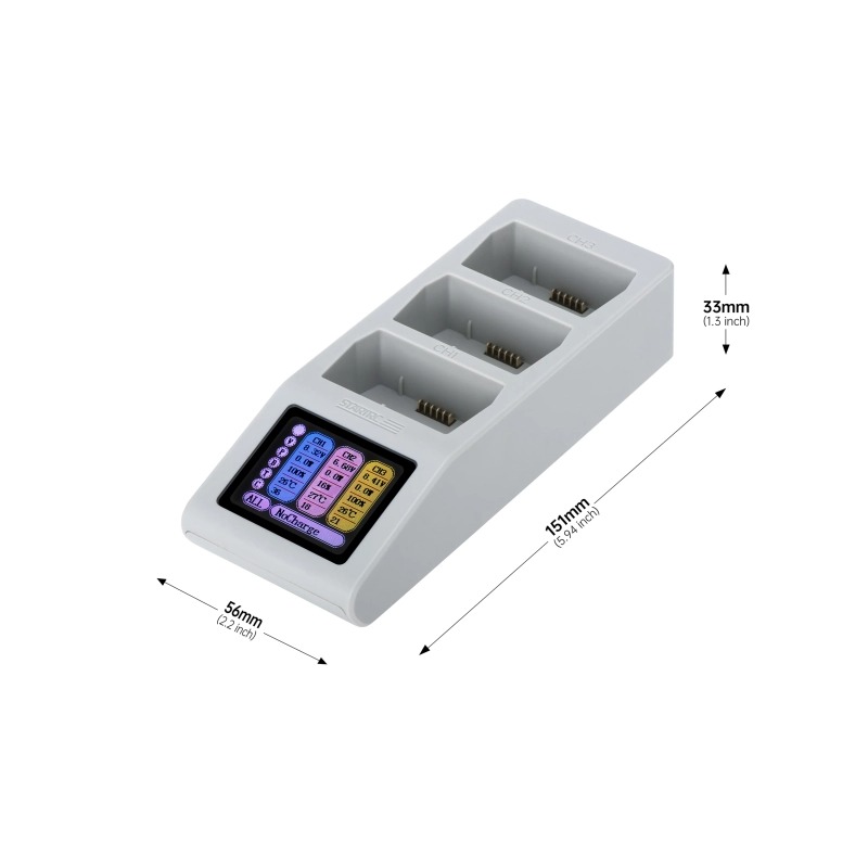StartRC Charging Hub with LCD Display Screen for DJI Mini 5 Pro - 3