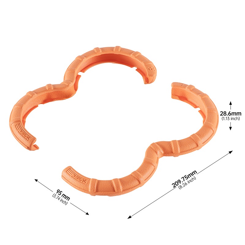 StartRC DJI Avata EVA Propeller Guard - Orange Crash Protection Ring for BulkOEM - 3