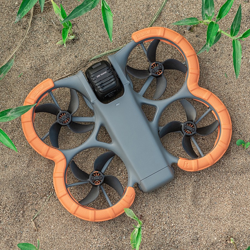 StartRC DJI Avata EVA Propeller Guard - Orange Crash Protection Ring for BulkOEM - 4