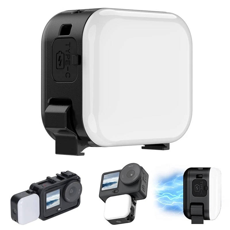 StartRC Mini LED Video Fill Light for DJI Action 6/5/4, product image from Kiwiquads