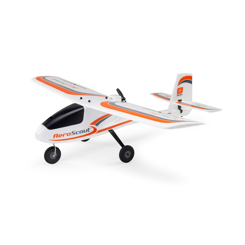Hobbyzone Hobby Zone AeroScout S 2 1.1m BNF Basic with SAFE Trainer/Beginner Airplane, product image from Kiwiquads