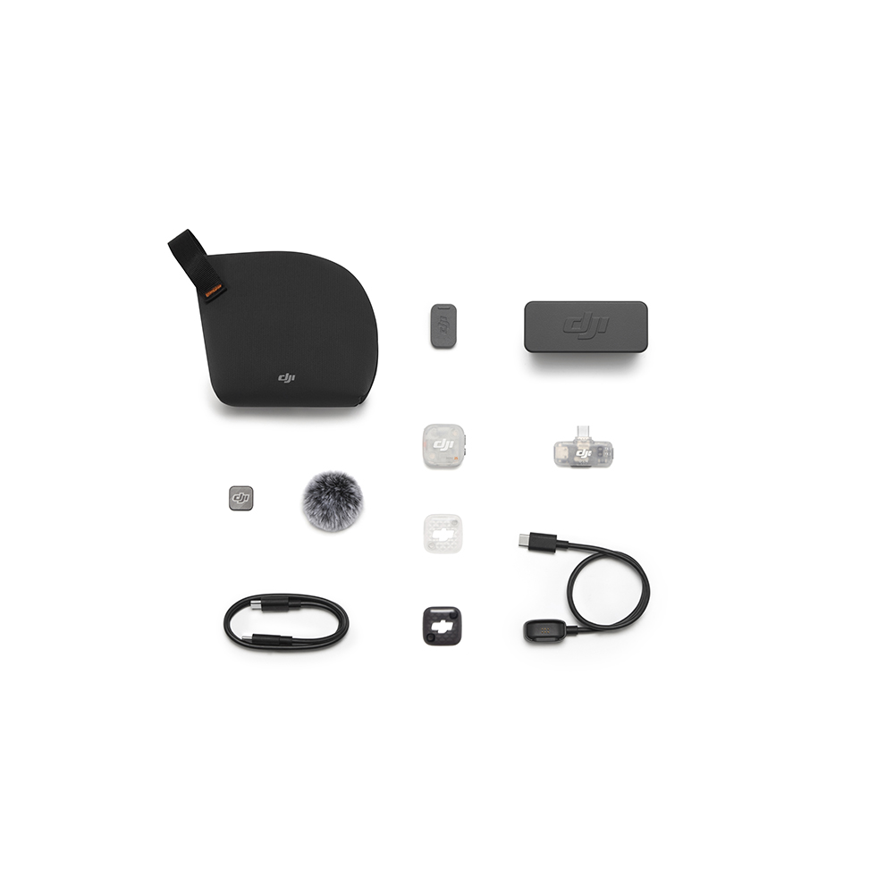 DJI Mic Mini 2S (1 TX + 1 Mobile RX + Charging Case), product image from Kiwiquads