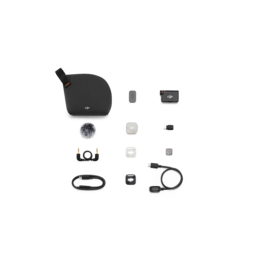 DJI Mic Mini 2S (1 TX + 1 RX), product image from Kiwiquads