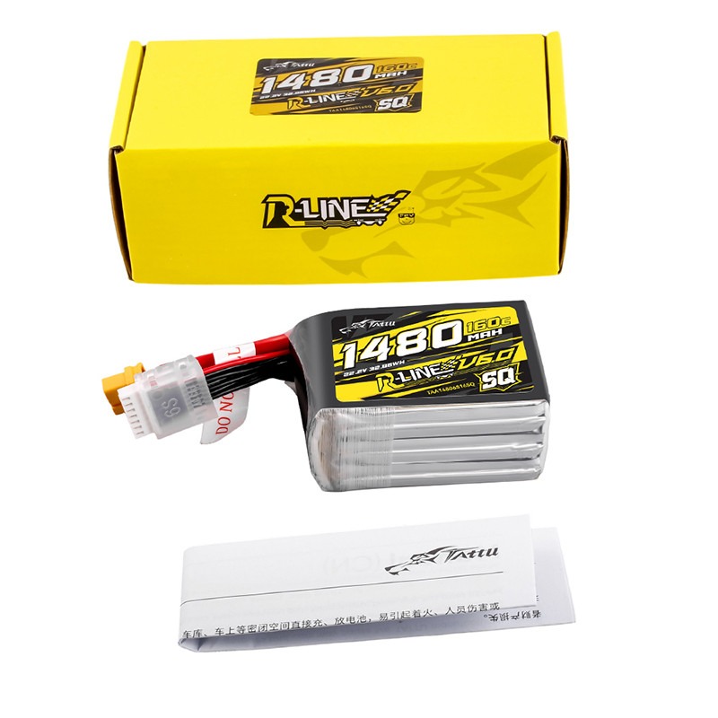 Tattu R-Line Version 6.0 22.2V 160C 1480mAh 6S Battery - 3