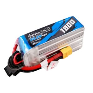 Gens Ace 1800mAh 6S 22.2v 45C Lipo Battery - 1