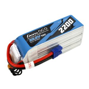 Gens Ace 2200mAh 6S 22.2v 45C Lipo Battery - 1