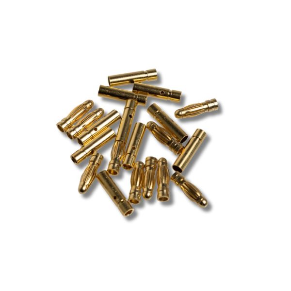 Amass Gold Connector 3.0mm 10 sockets + 10 plugs