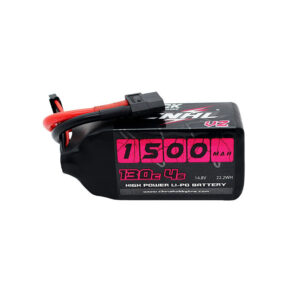 CNHL Black Series 1500mAh 14.8V 4S 130C Lipo Battery with XT60 Plug - 1