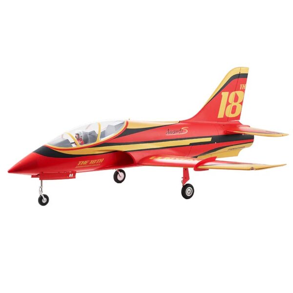 FMS 90mm EDF Avanti PNP Red Jet - 1