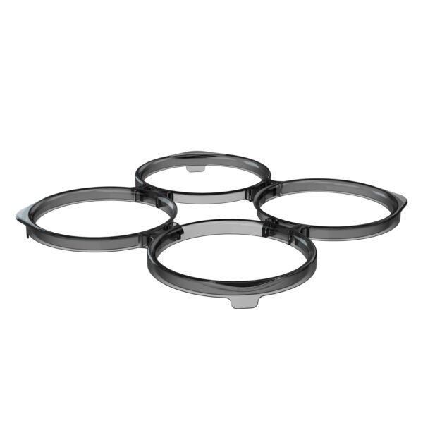 Flywoo FlyLens 85 Parts (2 Types) - propeller guard clear black