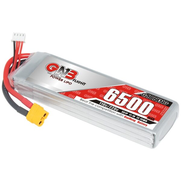 GNB Battery 11.1V 110C 6500mAh 3S HV