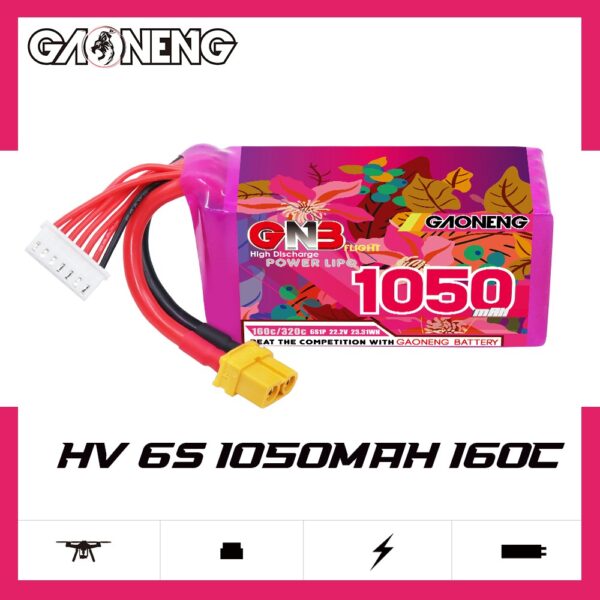 GNB Battery 22.2V 160C 1050mAh 6S - 1