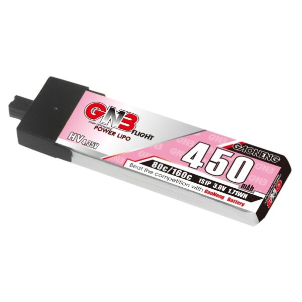 GNB Battery 3.8V 80C 450mAh 1S HV A30 Head Connector - details