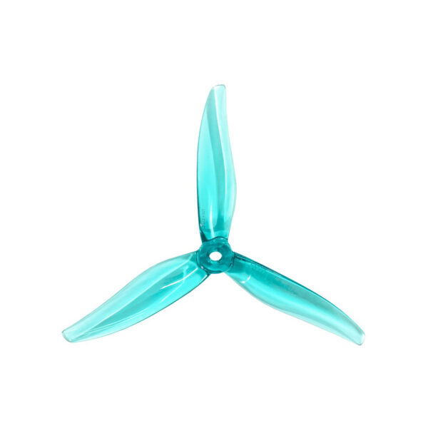 Gemfan 51377 Hurricane MAX PC 3-Blade Propellers (6 Colours) - cyan