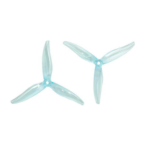 Gemfan Fury 5128 PC 3-Blade Propellers (5 Colours) - clear blue 2