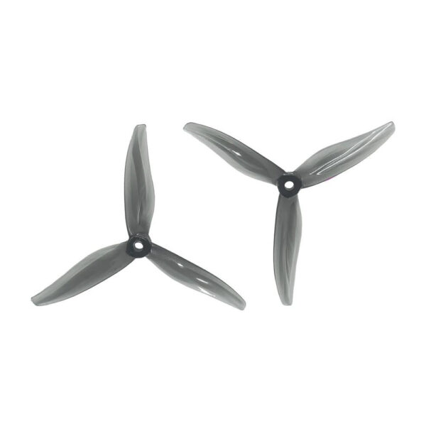 Gemfan Fury 5128 PC 3-Blade Propellers (5 Colours) - clear grey 2