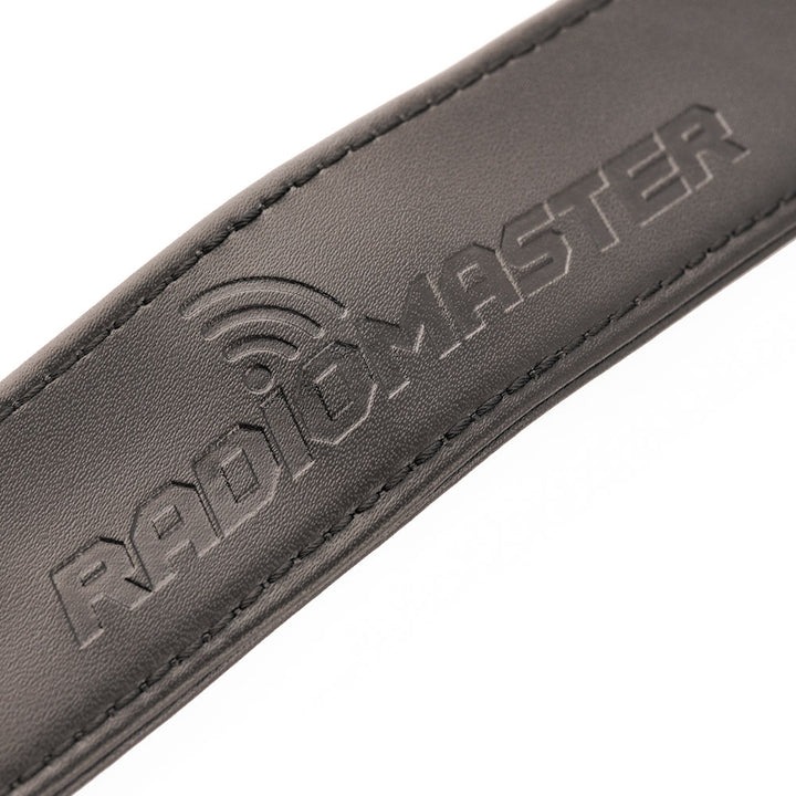 Picture highlighting the quality of the he RadioMaster deluxe leather strap
