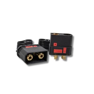 QS8-S Black Connector Pair