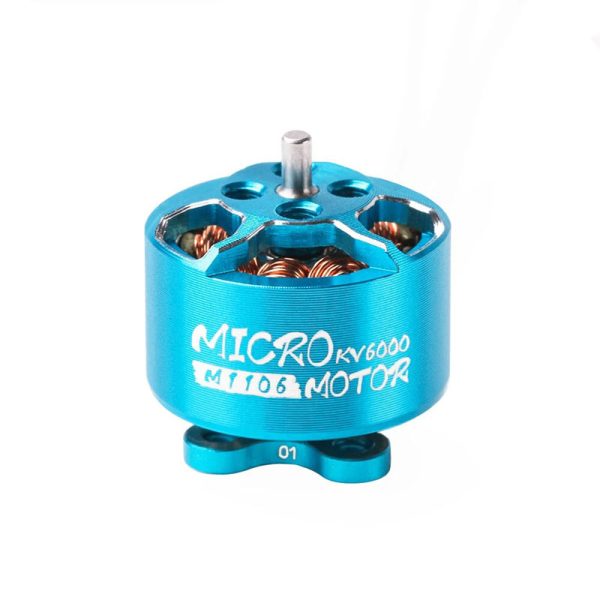 T-Motor M1106 6000KV Brushless Motor for Micro Drone - 1