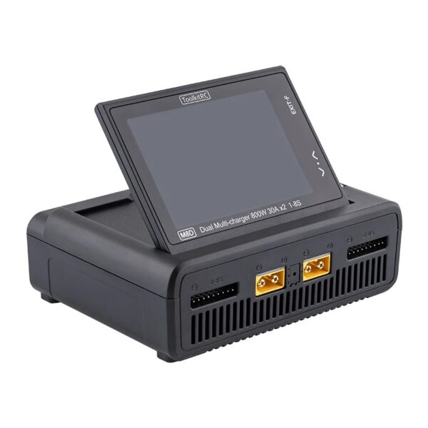 ToolkitRC M8D 1600W Dual Channel Touchscreen DC Charger - 2