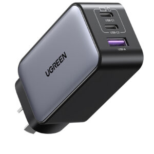 UGREEN Nexode 65W 3-Port GaN Fast Charger Space Gray