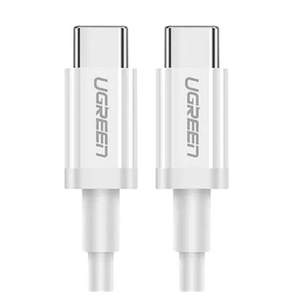 UGREEN USB-C 2.0 Male To USB-C 2.0 Male 3A Data Cable - White 1m